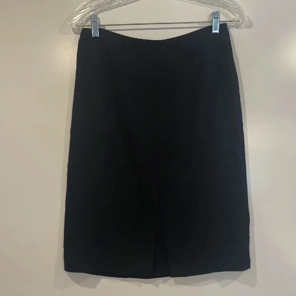 Diane Von Furstenberg DVF‎ Womens Koto Black Ponte Knit Skirt Career Size 4